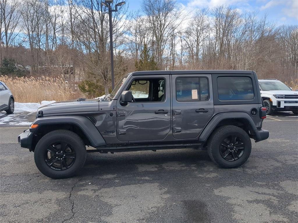 used 2021 Jeep Wrangler Unlimited car, priced at $24,499