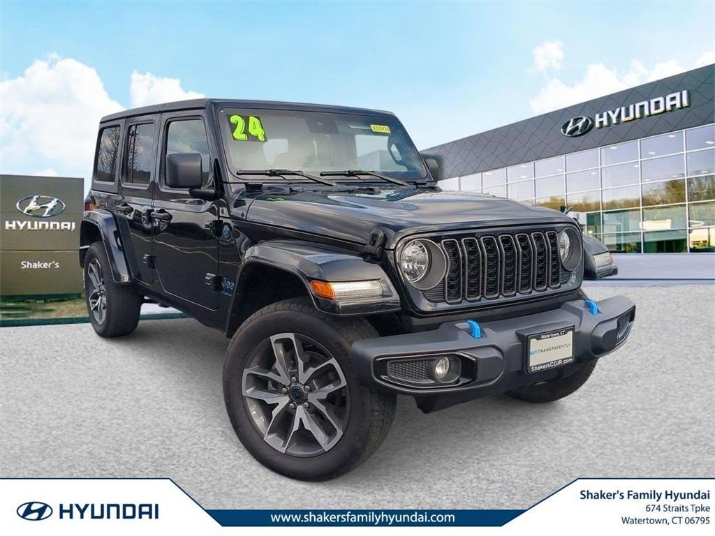 used 2024 Jeep Wrangler 4xe car, priced at $33,998