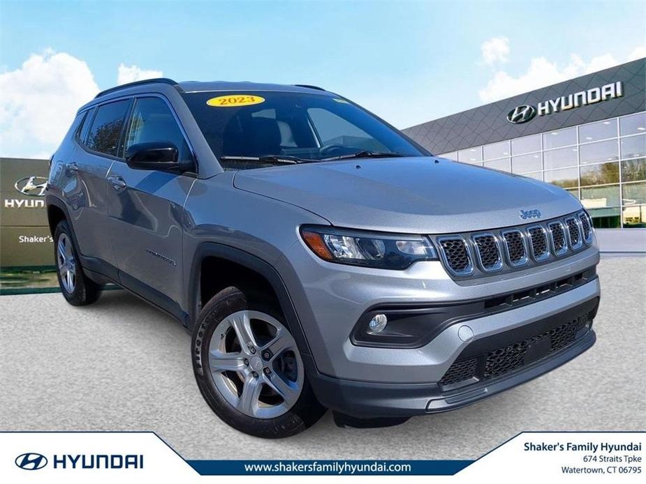 used 2023 Jeep Compass car, priced at $25,616