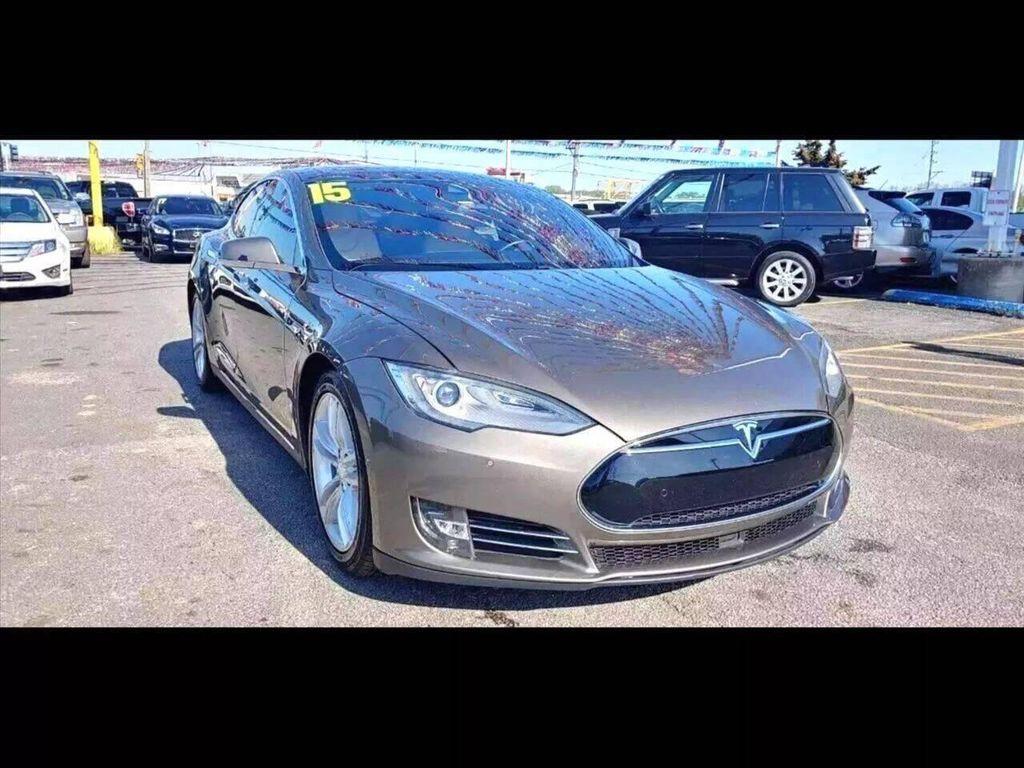 used 2015 Tesla Model S car, priced at $22,999