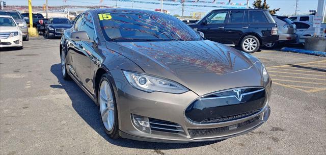 used 2015 Tesla Model S car, priced at $25,500