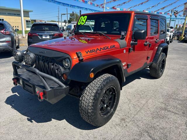 used 2009 Jeep Wrangler Unlimited car, priced at $14,500