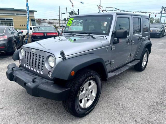 used 2015 Jeep Wrangler Unlimited car, priced at $14,999