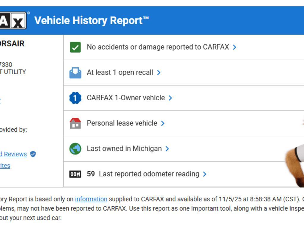 used 2022 Lincoln Corsair car, priced at $30,900