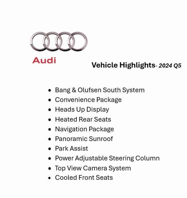 used 2024 Audi Q5 e car, priced at $49,400