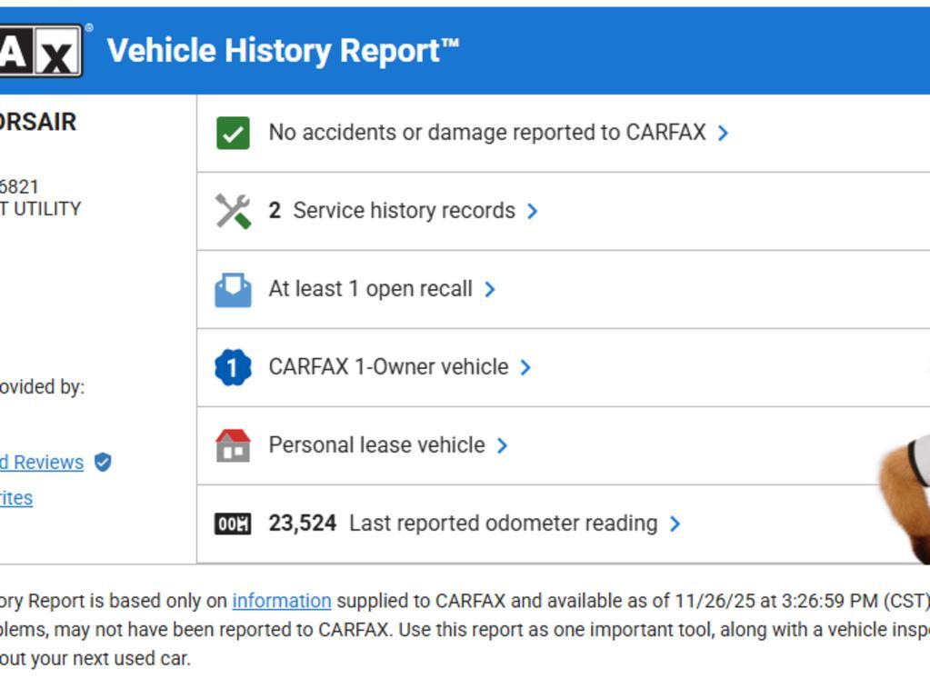 used 2022 Lincoln Corsair car, priced at $28,900