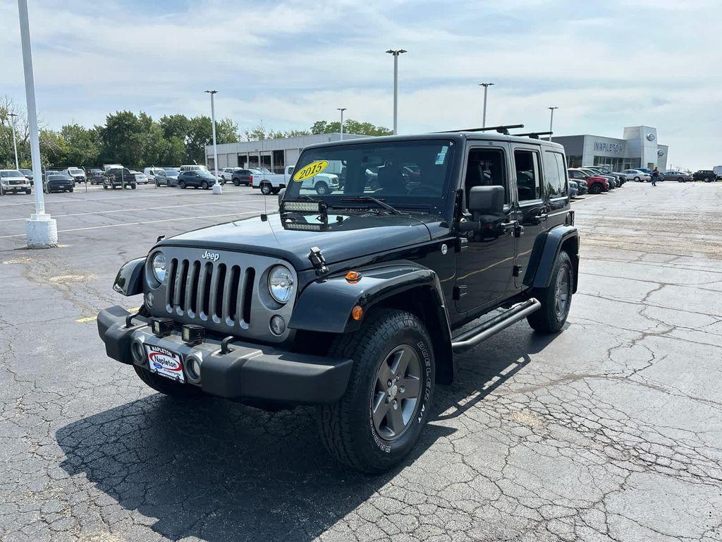 used 2015 Jeep Wrangler Unlimited car, priced at $17,600