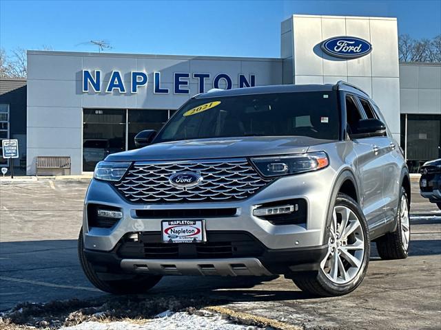 used 2021 Ford Explorer car, priced at $39,654