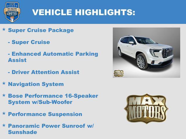 new 2024 GMC Acadia car, priced at $63,310