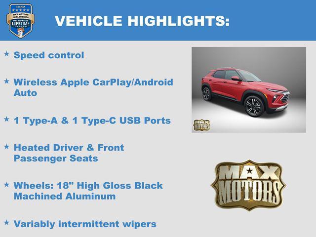 new 2026 Chevrolet TrailBlazer car, priced at $27,950