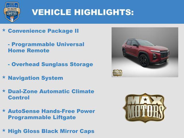 new 2025 Chevrolet Equinox car, priced at $35,780