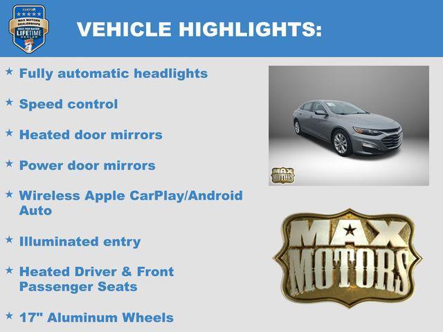 used 2024 Chevrolet Malibu car, priced at $18,319