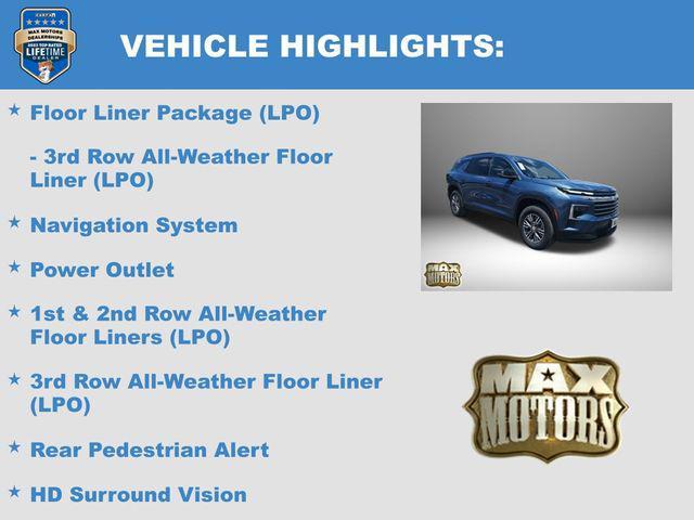 new 2025 Chevrolet Traverse car, priced at $42,560