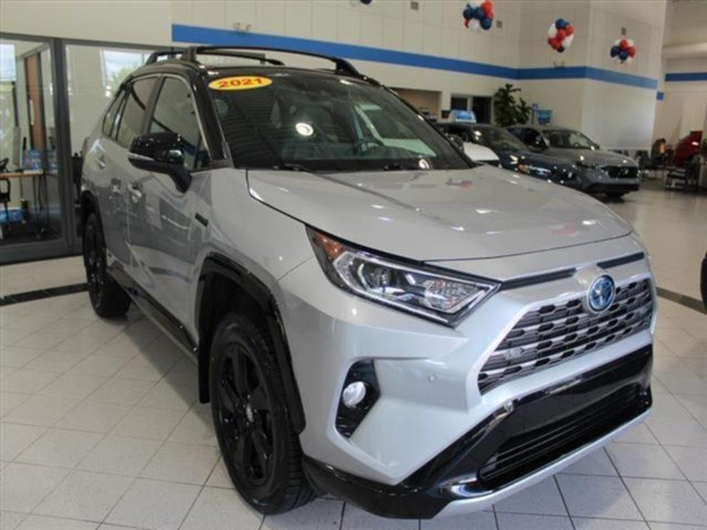 used 2021 Toyota RAV4 Hybrid car, priced at $32,500