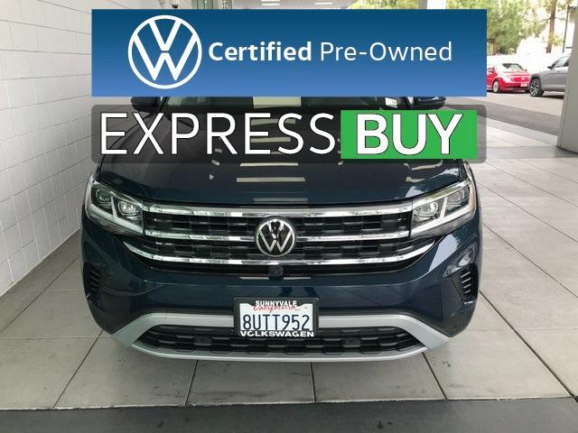 used 2021 Volkswagen Atlas car, priced at $33,904