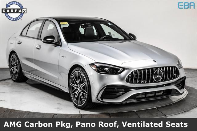 used 2023 Mercedes-Benz AMG C 43 car, priced at $59,880