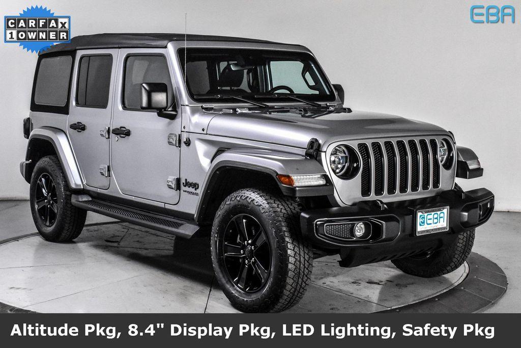 used 2021 Jeep Wrangler Unlimited car, priced at $33,480