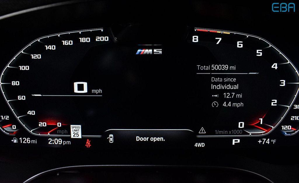 used 2021 BMW M5 car, priced at $74,480