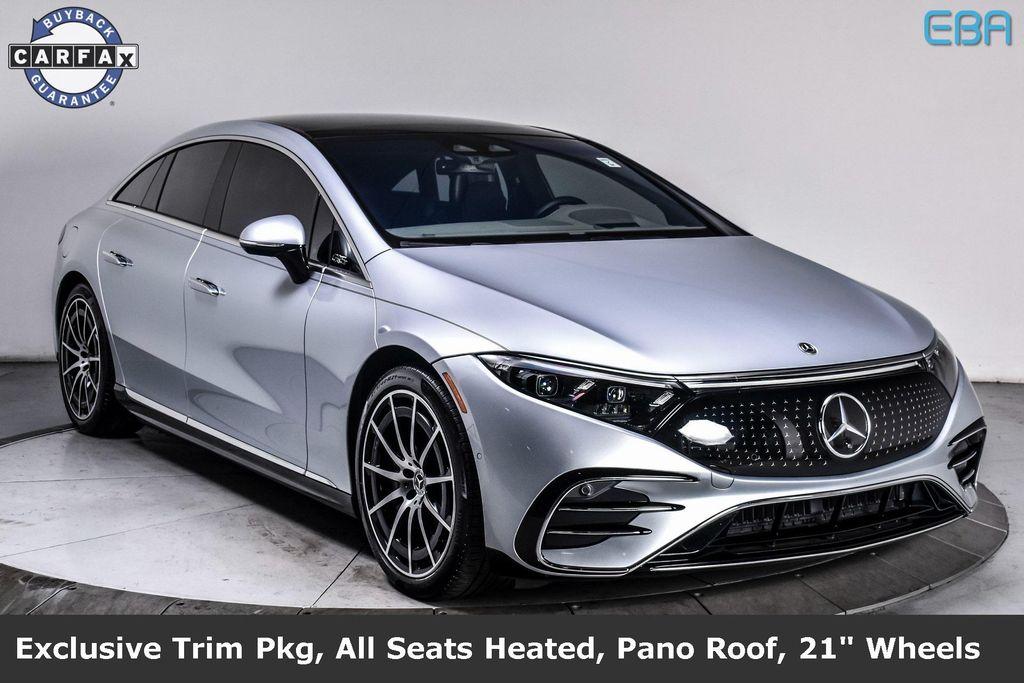 used 2023 Mercedes-Benz EQS 580 car, priced at $59,980