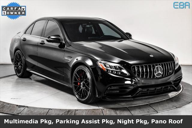 used 2021 Mercedes-Benz AMG C 63 car, priced at $66,880