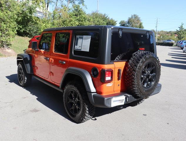 used 2020 Jeep Wrangler Unlimited car, priced at $29,400