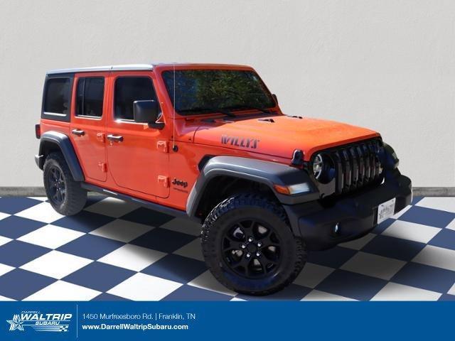 used 2020 Jeep Wrangler Unlimited car, priced at $29,400