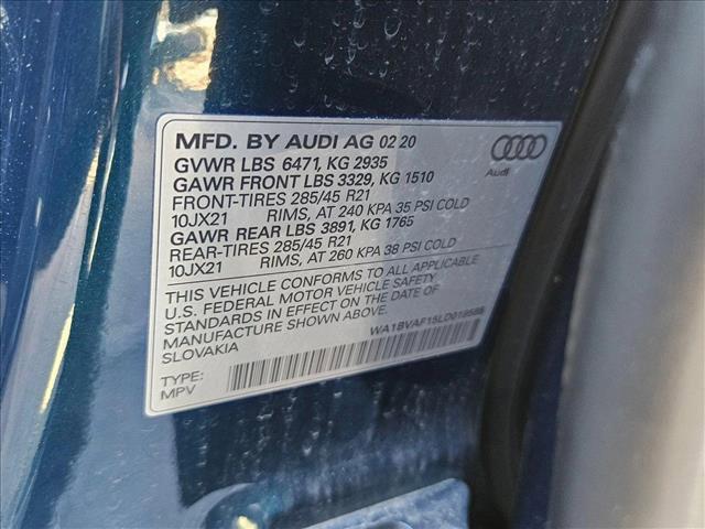 used 2020 Audi Q8 car, priced at $37,549