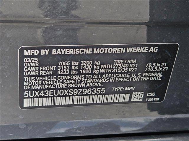 new 2025 BMW X5 PHEV car, priced at $86,475