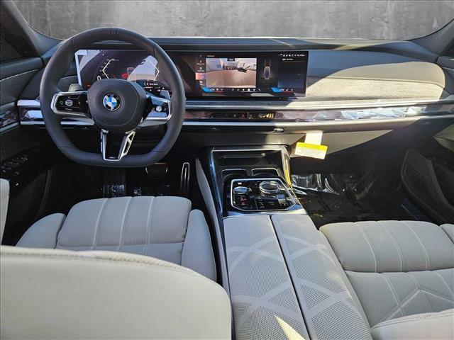 new 2025 BMW 740 car, priced at $100,325