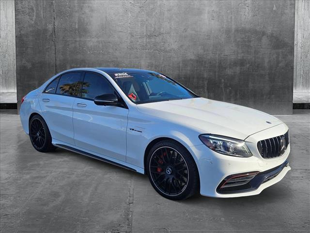 used 2019 Mercedes-Benz AMG C 63 car, priced at $47,991