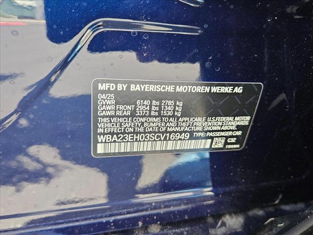 new 2025 BMW 740 car, priced at $107,975
