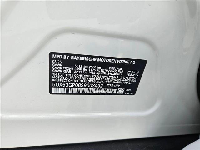 new 2025 BMW X3 car, priced at $54,810