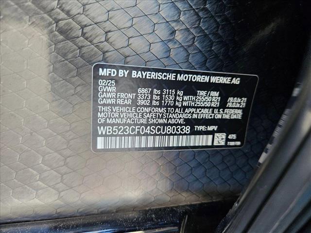 new 2025 BMW iX car, priced at $95,825