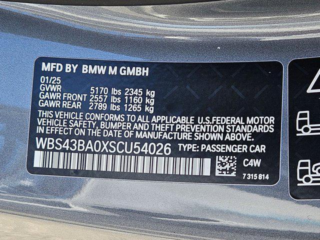 new 2025 BMW M4 car, priced at $104,780