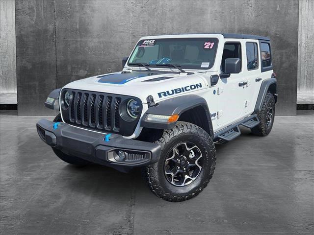 used 2021 Jeep Wrangler Unlimited 4xe car, priced at $33,992