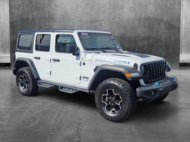 used 2021 Jeep Wrangler Unlimited 4xe car, priced at $33,992