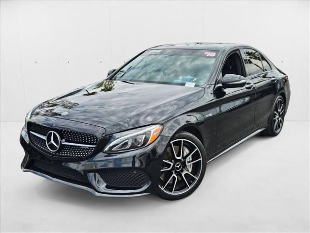 used 2018 Mercedes-Benz AMG C 43 car, priced at $27,998