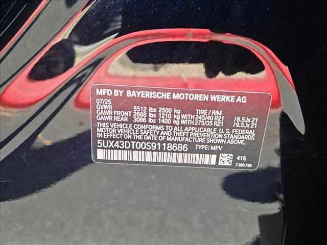 new 2025 BMW X4 car, priced at $76,180