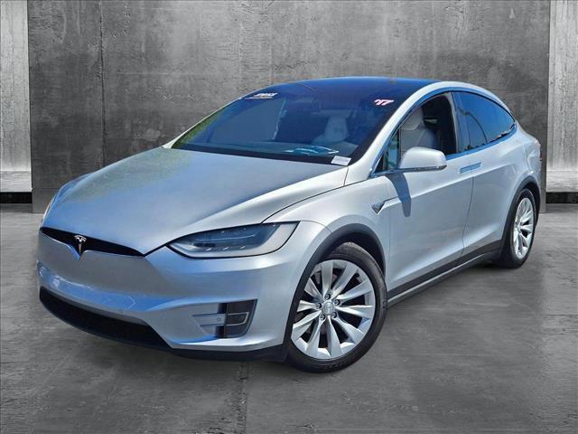 used 2017 Tesla Model X car, priced at $32,445