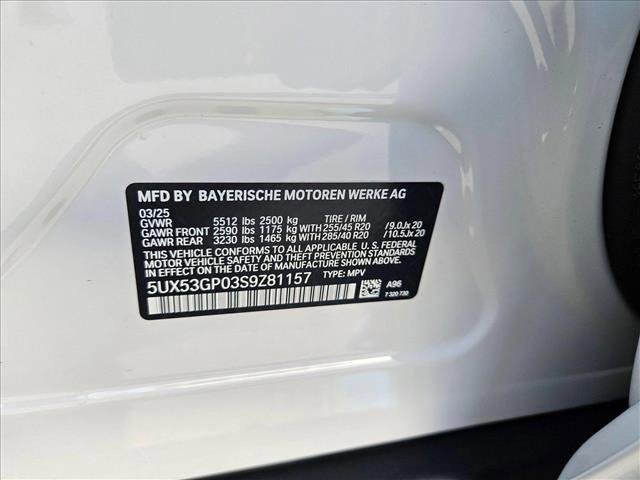new 2025 BMW X3 car, priced at $58,710