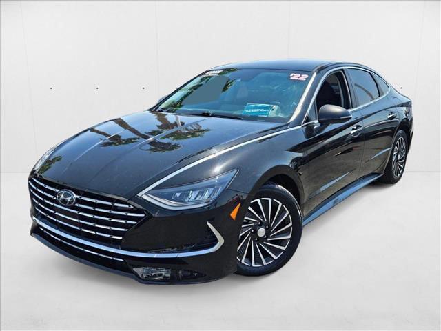 used 2022 Hyundai Sonata Hybrid car, priced at $18,555