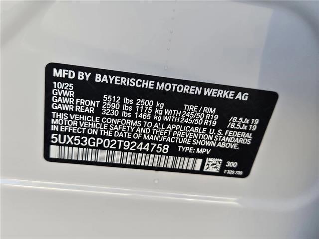 new 2026 BMW X3 car, priced at $54,225