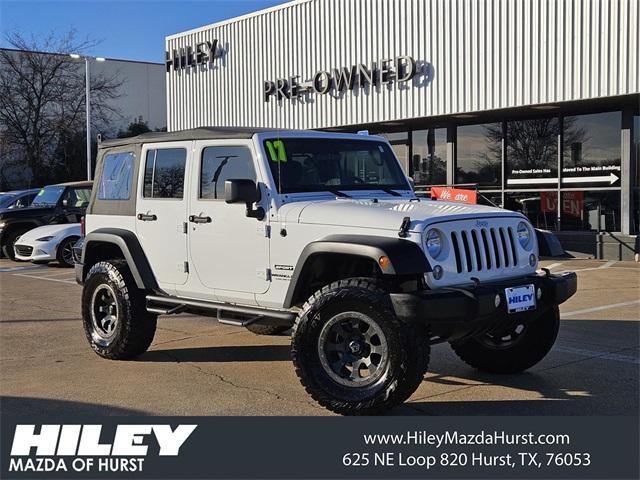 used 2017 Jeep Wrangler Unlimited car, priced at $24,488