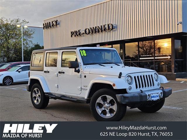 used 2018 Jeep Wrangler JK Unlimited car, priced at $20,788