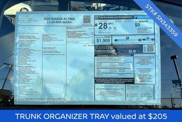 new 2025 Nissan Altima car, priced at $28,976