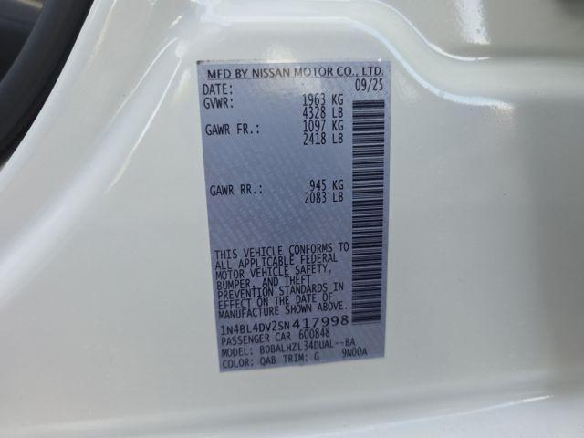 new 2025 Nissan Altima car, priced at $28,356