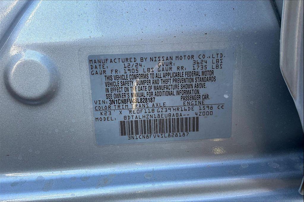 new 2025 Nissan Versa car, priced at $21,154