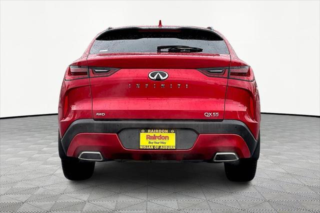 used 2022 INFINITI QX55 car, priced at $35,500