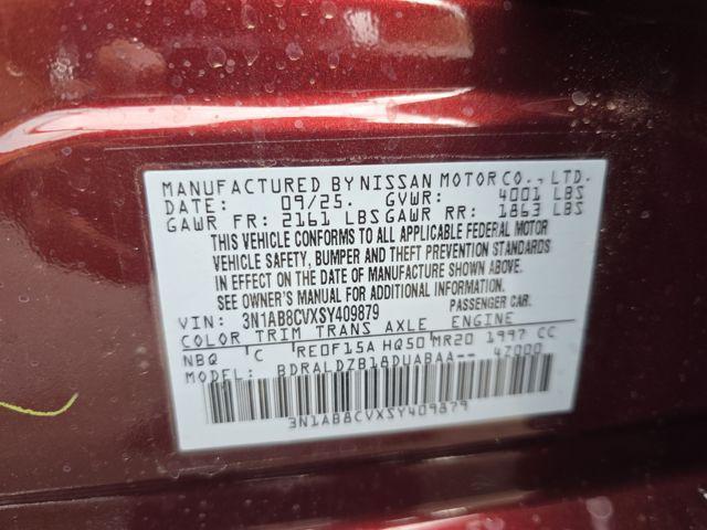 new 2025 Nissan Sentra car, priced at $27,170