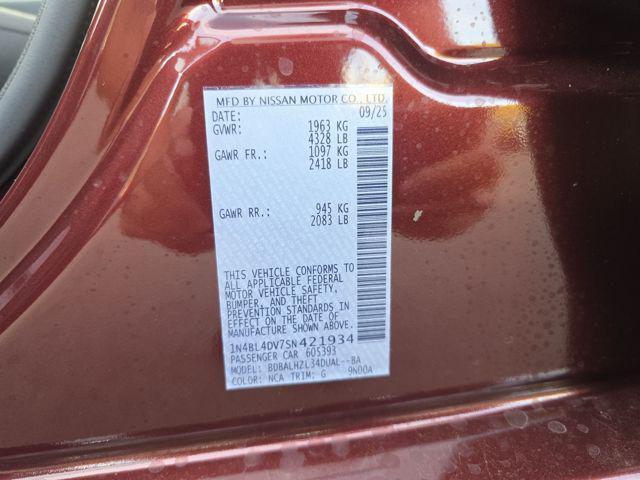 new 2025 Nissan Altima car, priced at $27,590